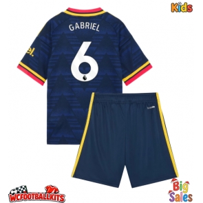 Arsenal Gabriel Magalhaes #6 Replica Away Stadium Kit for Kids 2026-27 Short Sleeve (+ pants)